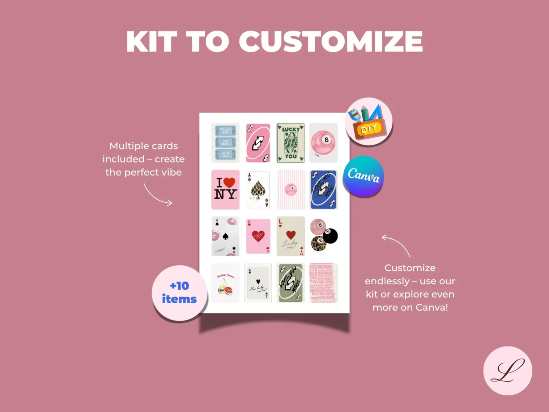 Couple Poster Cards Template | Editable Canva Wall Art | Printable & Personalized Digital Download Gift - Image 6