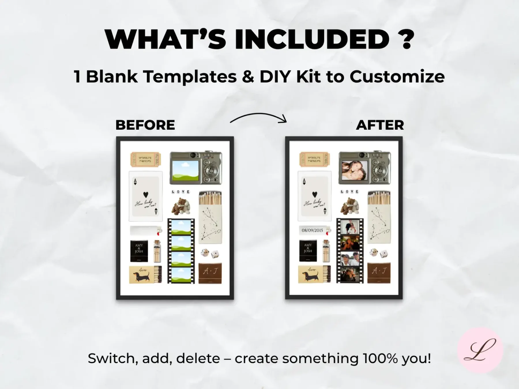 Warm Notes Matchbook Template | Printable & Editable Canva Design | Instant Download Gift - Image 5