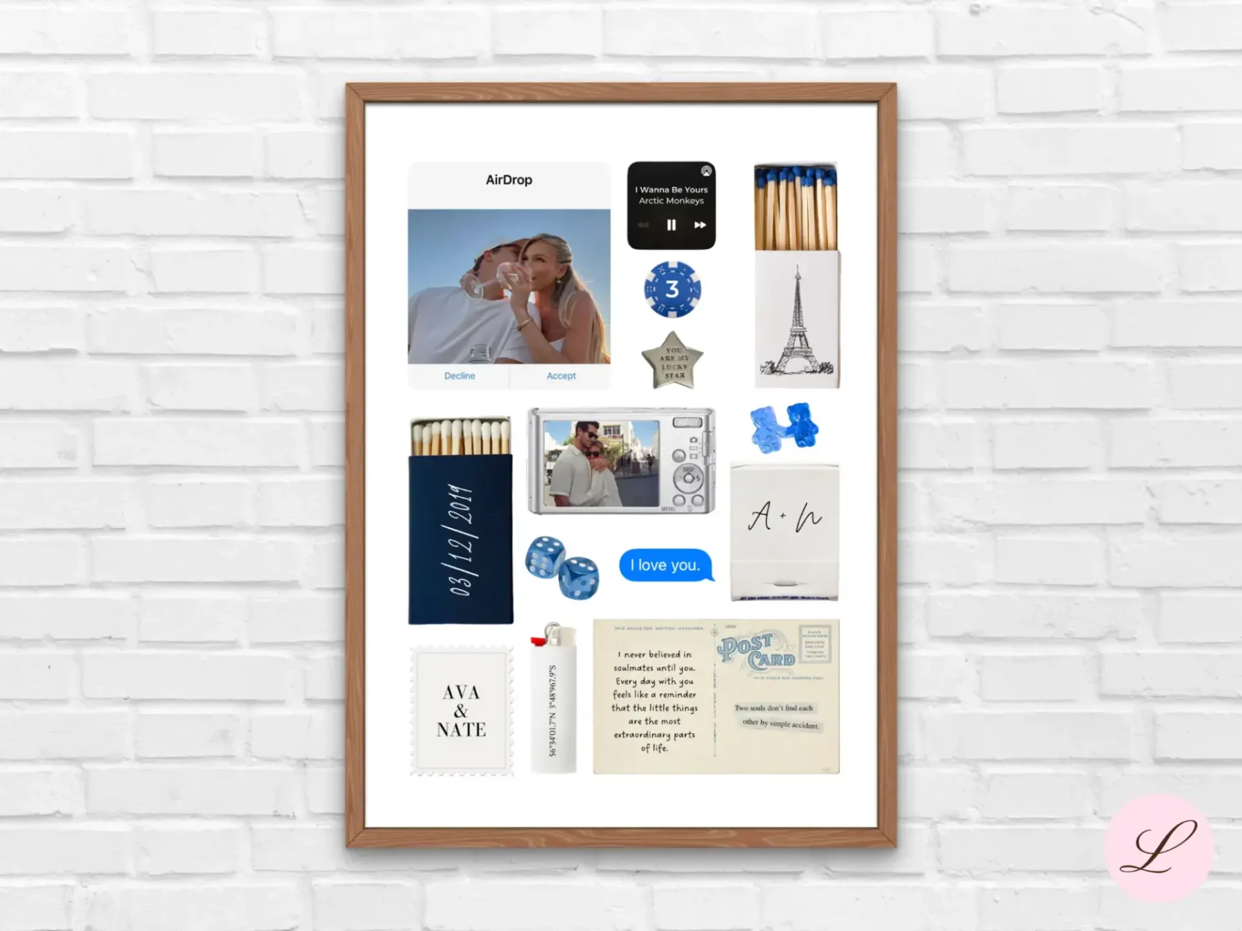 Moonlight Matchbook Template | Printable & Editable Canva Design | Instant Download Gift - Image 8
