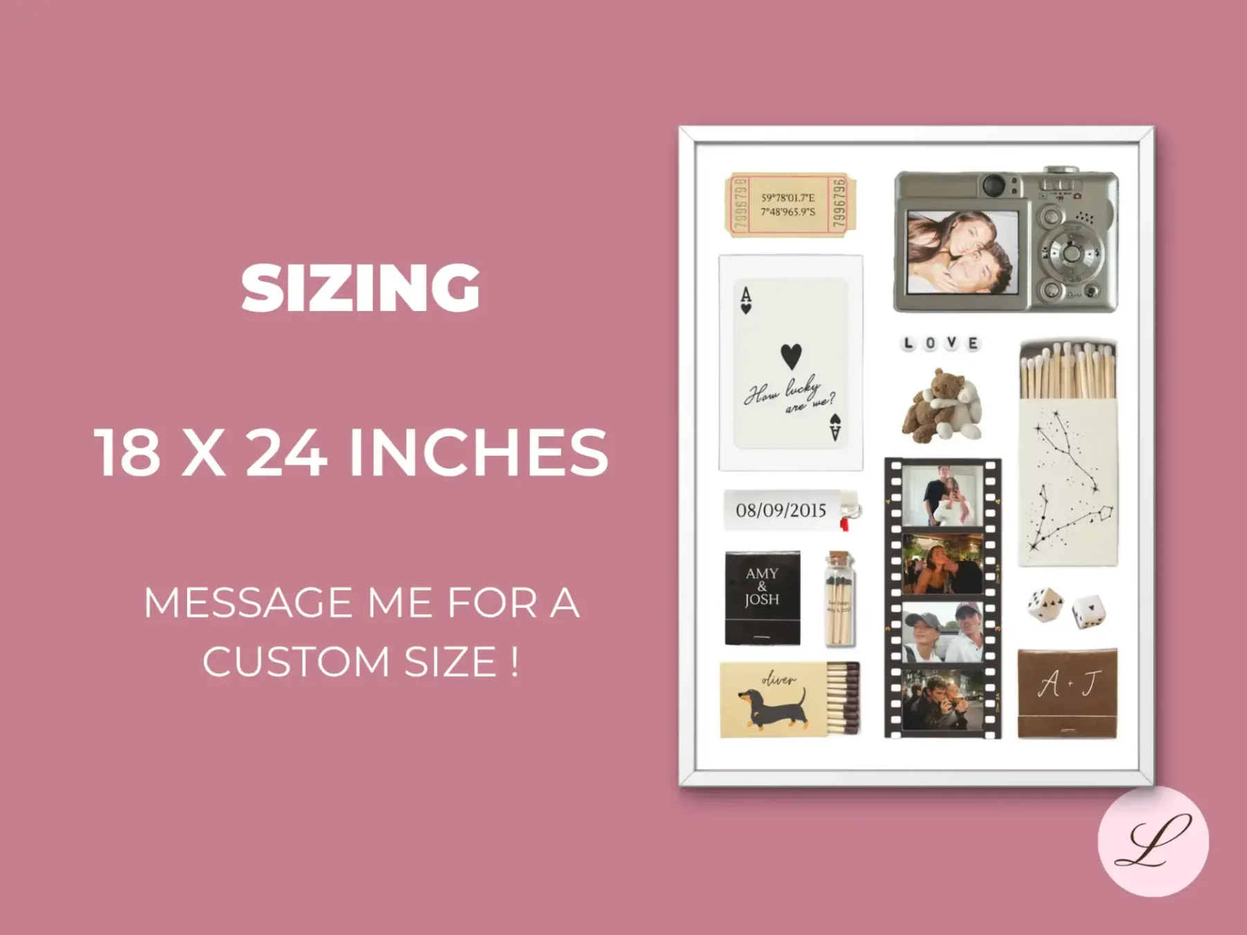 Warm Notes Matchbook Template | Printable & Editable Canva Design | Instant Download Gift - Image 2