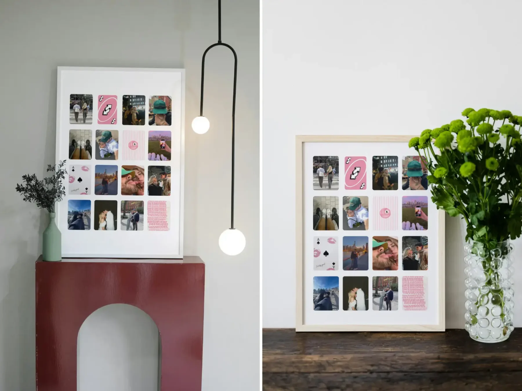 Couple Poster Cards Template | Editable Canva Wall Art | Printable & Personalized Digital Download Gift - Image 4